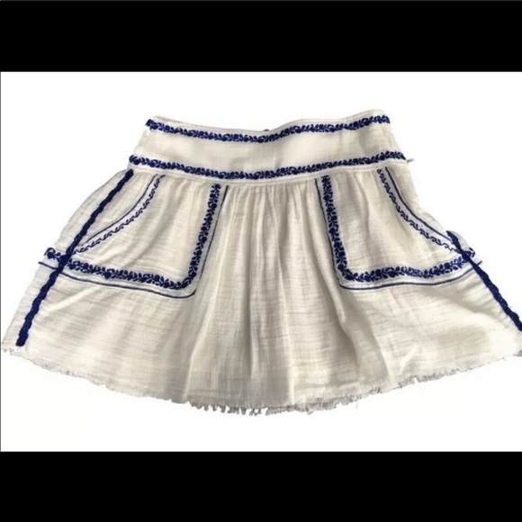 Isabel Marant Etoile Vittoria embroidered skirt - Picture 2 of 5
